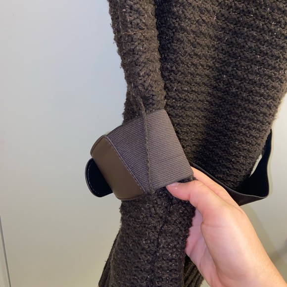 Maurices Brown Belted Turtleneck Sweater Lge-SOLD - Picture 9 of 10